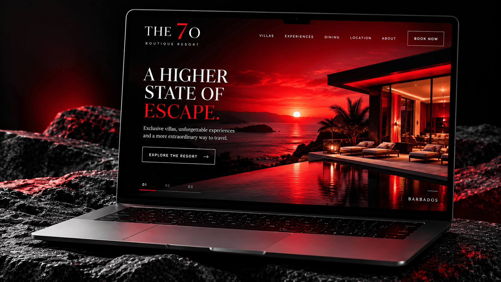 The 7o website project by Kapital 7 Media